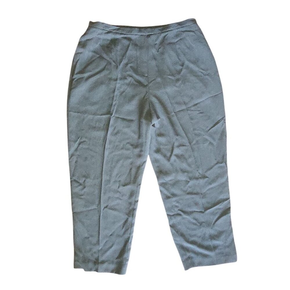 Worthington Woman Pants Plus‎ Size 24W Grey Gray Comfort Dress Pant with Pockets